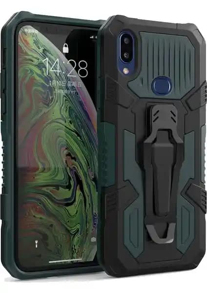 Samsung Galaxy A10S için Güçlü ve Şık Zırh Tank Kılıfı Koruma ve Estetik Birlikte