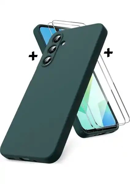 Samsung Galaxy A17 için Güvenli ve Şık Koruma Seti 2'li Kılıf ve Ekran Koruyucu