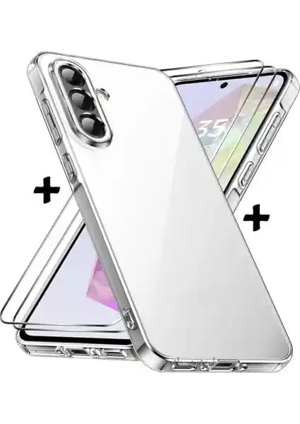 Samsung Galaxy A26 için Şık ve Dayanıklı Kılıf ve Ekran Koruyucu Seti