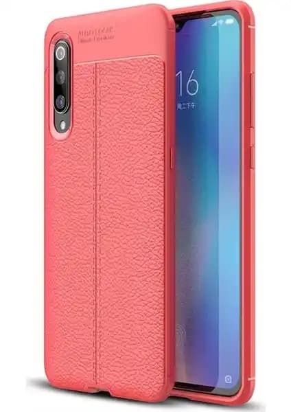 Samsung Galaxy A50 için Deri Görünümlü Lux Niss Silikon Kılıf Şıklık ve Koruma Sunar