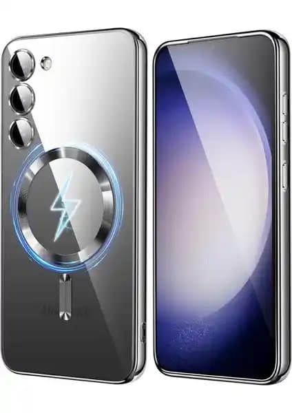 Samsung Galaxy A55 İçin Magsafe Uyumlu Şeffaf Silikon Kılıfı Detaylı İnceleme