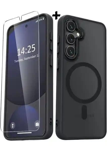 Samsung Galaxy S25 Fe için M.TK Moveteck Kılıf ve Ekran Koruyucu Seti Güçlü Koruma ve Şık Tasarım