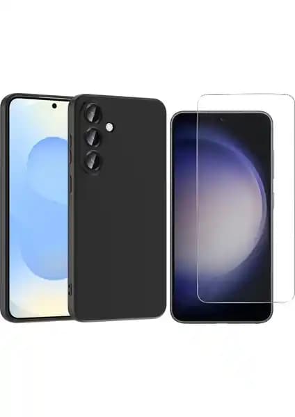 Samsung Galaxy S25 FE için şık ve dayanıklı kılıf ile nano ekran koruyucu seti
