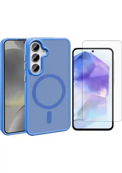 Samsung Galaxy S25 için Şık ve Dayanıklı Kılıf ile Nano Ekran Koruyucu Seti