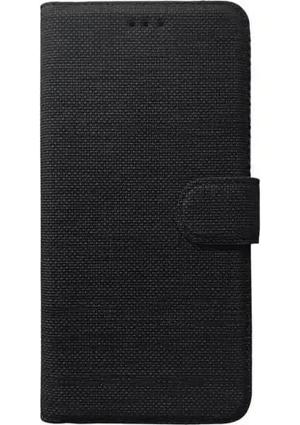 Samsung Galaxy S9 için şık ve dayanıklı spor kumaş cüzdan kılıfı ve ekran koruyucu