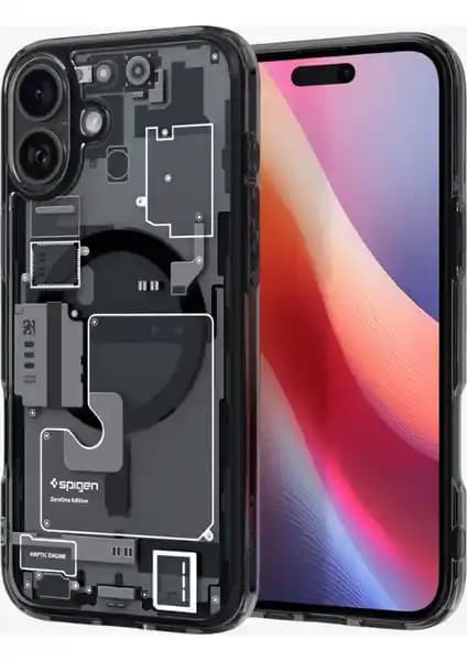 Spigen Ultra Hybrid MagSafe Kılıfı iPhone 16 Plus için şeffaf dayanıklı koruma