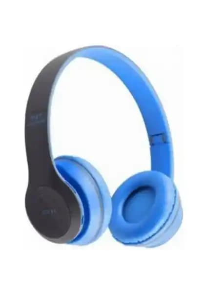 Sunix P47 Bluetooth Kulaküstü Kulaklık Mavi - Kablosuz ve Suya Dayanıklı Tasarım