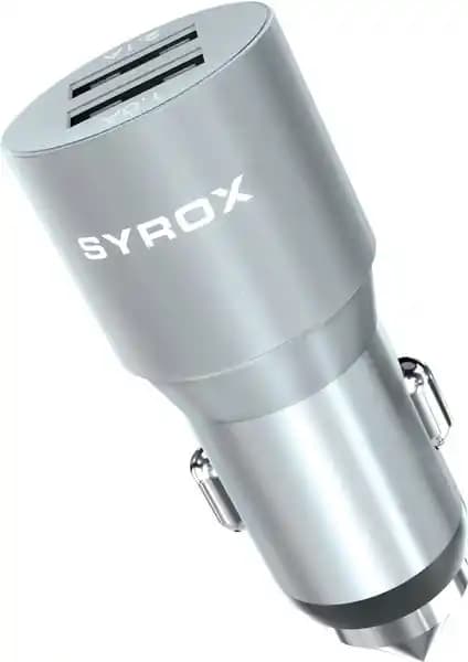 Syrox Çift Girişli Araç Şarj Cihazı ve Micro USB Kablo: Hızlı ve Güvenilir Seyahat Şarj Çözümü
