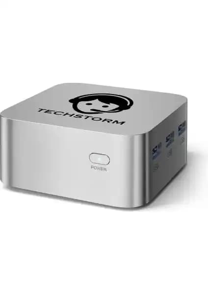 Techstorm SilverPort Intel N150 Mini PC ile yüksek performans ve şık tasarım