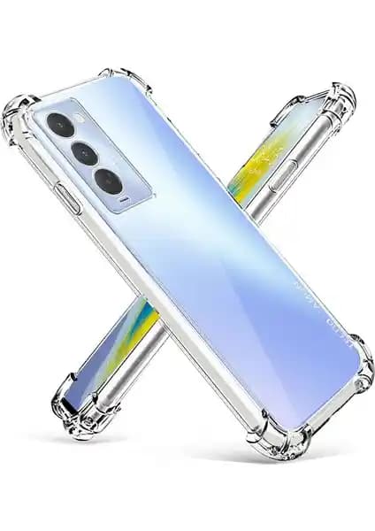 Tecno Camon 18P İçin Şeffaf Silikon Kılıf Köşe ve Airbag Koruma Özelliğiyle