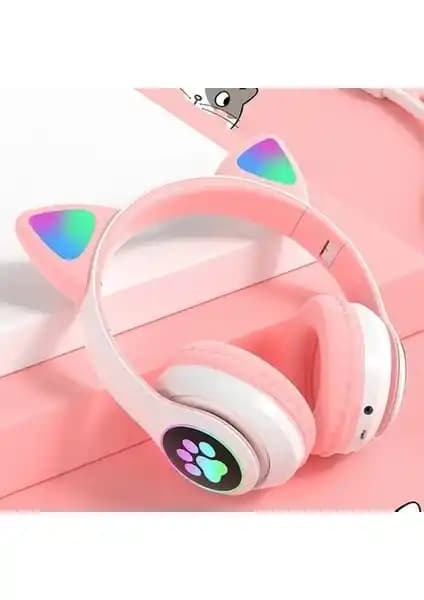Teknosepetim Kedili Pembe Beyaz Işıklı Patili Bluetooth Kulaklık İncelemesi