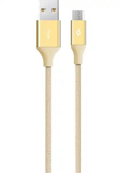 Ttec Micro USB AlumiCable Şarj ve Veri Kablosu Dayanıklı ve Estetik Tasarım