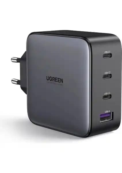 Ugreen Gan X 100W 4 Portlu USB-C Hızlı Şarj Cihazı ile Çoklu ve Güvenli Şarj Deneyimi
