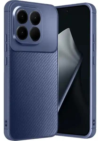Xiaomi 15T Uyumlu Wowacs Karbon Tasarımlı Silikon Kılıf ile Şıklık ve Koruma Bir Arada