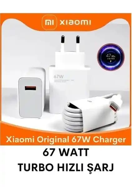 Xiaomi Orijinal 67W Turbo Hızlı Şarj Adaptörü ve Kablo Seti Detaylı İnceleme