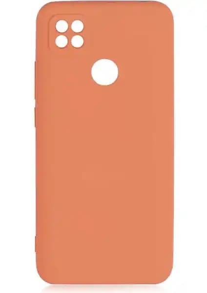 Xiaomi Redmi 9c için Şık ve Koruyucu Silikon Kılıf Mara Lansman Kapak-Turuncu