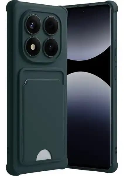 Xiaomi Redmi Note 14 Pro Plus için Şık ve Koruyucu Silikon Kartlıklı Kılıf Özellikleri