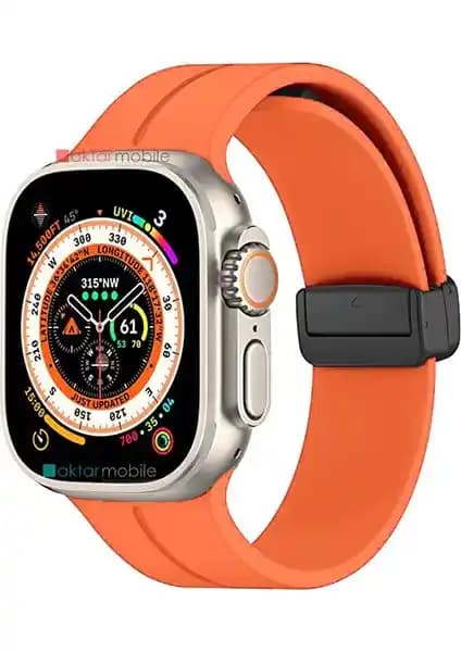 AktarMobile Apple Watch Ultra 49 mm Uyumlu Silikon Kayış İncelemesi ve Kullanım Avantajları