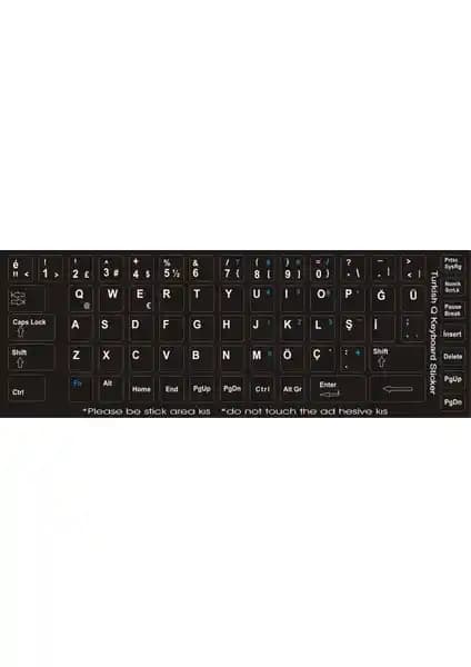 Anka Türkçe Q Siyah Klavye Etiketi İncelemesi ve Kullanım Özellikleri