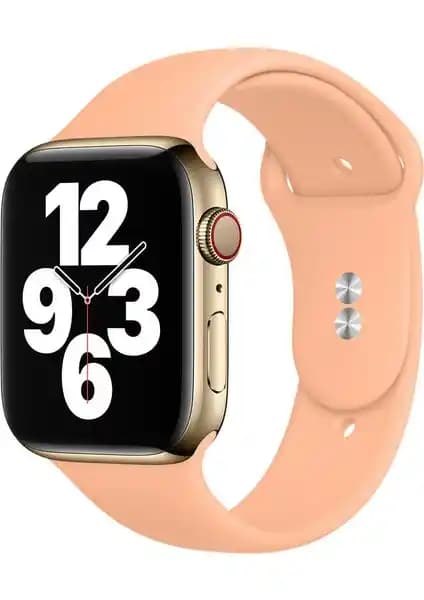 Apple Watch 3-6 için dayanıklı ve şık silikon kayışlar geniş renk seçenekleriyle