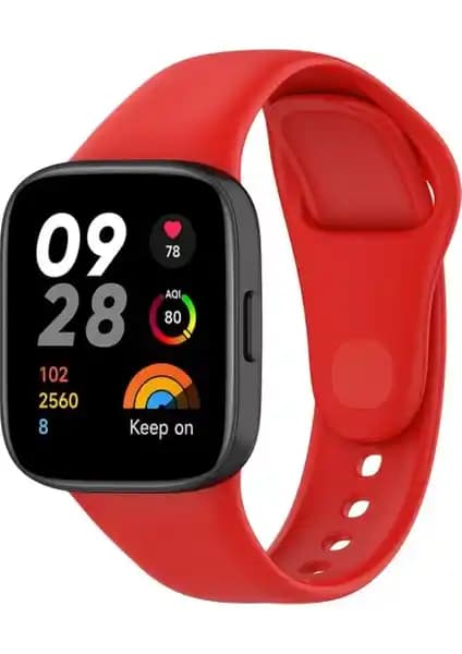 Fibaks Xiaomi Redmi Watch 3 Uyumlu Silikon Kordon: Dayanıklı ve Şık Saat Aksesuarı