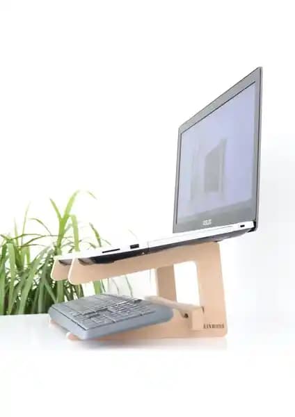 Hansdo Ahşap Laptop Standı: Ergonomik ve Estetik Çözümle Çalışma Alanınızı Geliştirin