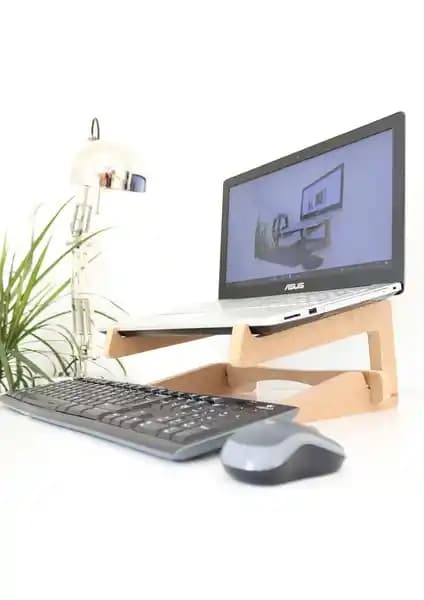Hansdo Ahşap Laptop Standı: Ergonomik ve Şık Tasarımıyla Çalışma Alanınızı Geliştirin