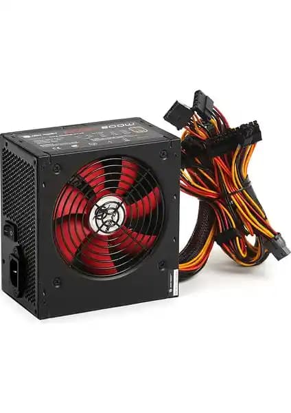 High Power 500W 80+ Bronze Kırmızı Fanlı Güç Kaynağı İncelemesi ve Özellikleri