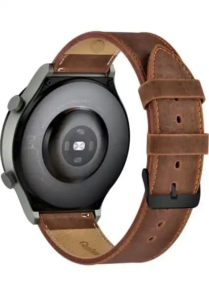 Huawei Watch Serisi İçin Hakiki Deri Kordonlar Şık ve Kolay Kullanımlı Aksesuarlar