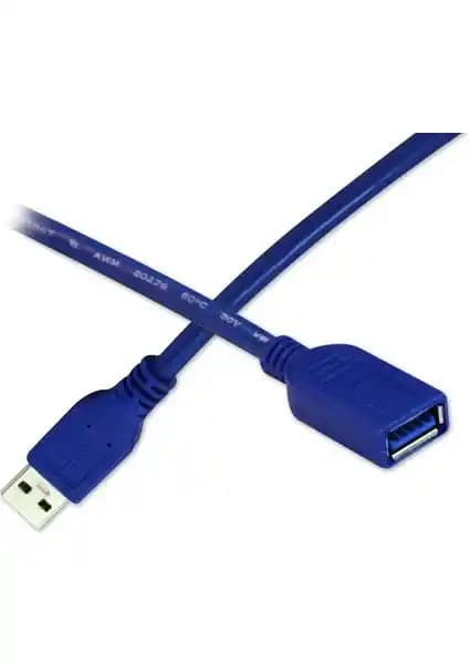 Inca USB 3.0 Uzatma Kablosu 2 Metre Uzunlukta Yüksek Hızlı Veri ve Şarj Çözümü