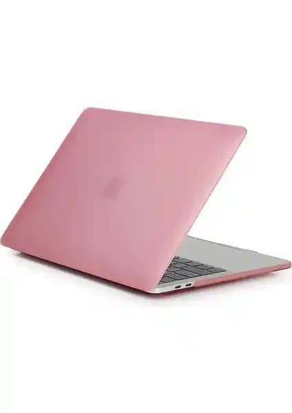 Macbook Air 13.6 inç için uyumlu pembe hardcase kılıf, koruma ve estetik tasarım