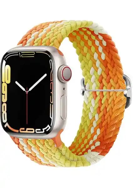 MobaxAksesuar Apple Watch 42mm ve 44mm için Esnek ve Şık Örgü Kordon Analizi
