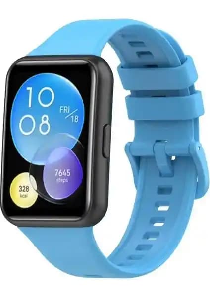 Nezih Case Huawei Watch Fit 2 Uyumlu Mavi Silikon Spor Kordon İncelemesi ve Özellikleri