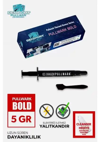 Pullsar Pullsar Pullwark Bold 20W/m-K Termal Macun: Yüksek Performanslı Soğutma Çözümü