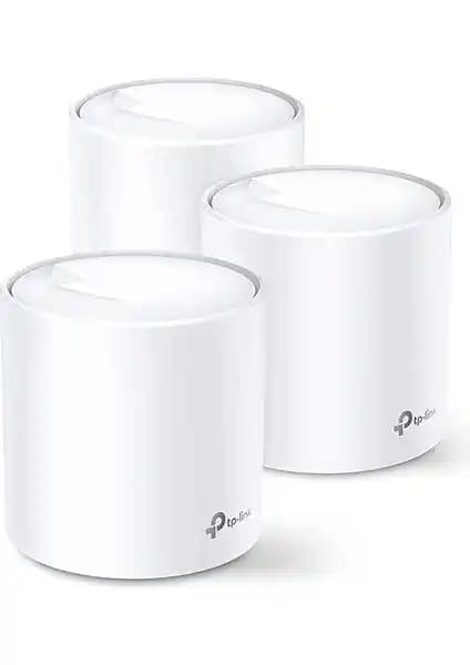 TP-Link DECO X20 3'lü Wi-Fi 6 AX1800 Mesh Sistemi Yüksek Hızlı ve Geniş Kapsama Alanı