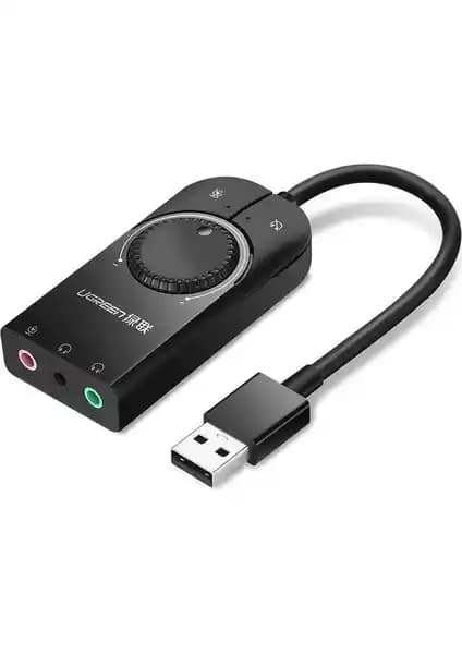 Ugreen Harici USB Ses Kartı 15 cm: Taşınabilir ve Yüksek Kaliteli Ses Çözümü