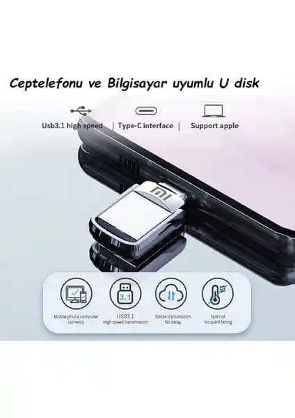 Xiaomi 1TB USB 3.1 USB Bellek: Yüksek Kapasite ve Modern Tasarım Özellikleri