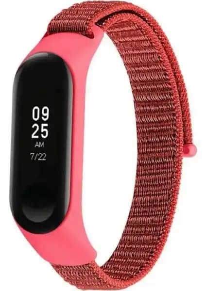 Xiaomi Mi Band 3-6 için Naylon Örgü Spor Kayışları Dayanıklı ve Renkli Tasarım