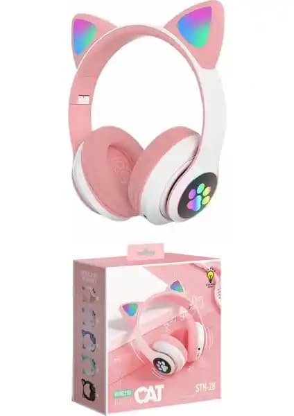 Kedi Temalı RGB ve Renkli Işıklı Bluetooth Kulaklıkların Karşılaştırması ve Özellikleri