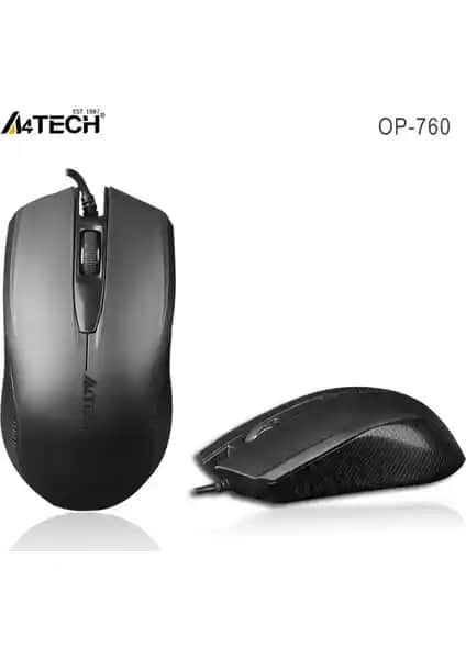 A4Tech OP-760 USB Siyah Mouse İncelemesi: Ergonomik Tasarım ve Günlük Kullanım Performansı