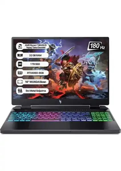 Acer Nitro 16 AN16-42: Yüksek Performans ve Oyun Deneyimi Sunan Dizüstü Bilgisayar