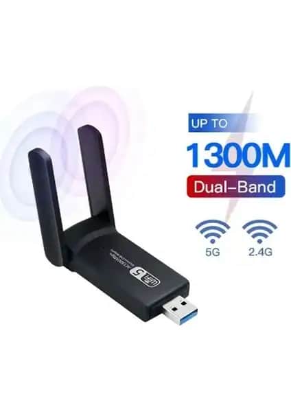Airstorr AC1200 Mbps Çift Bant USB 3.0 Adaptörü ile Güçlü ve Stabil Kablosuz Bağlantı