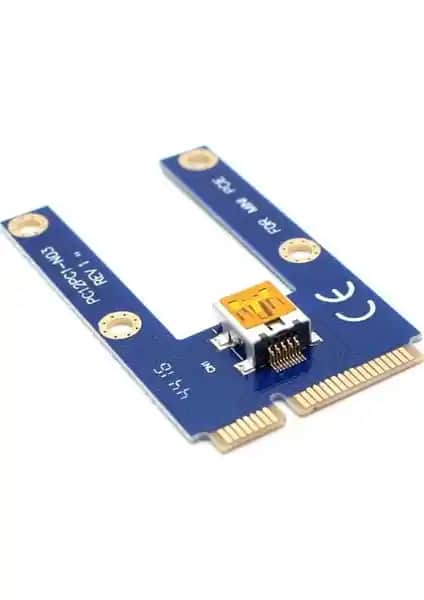 Alfais 4276 PCI-E 1X'den 16X'e Mini USB 3.0 Yükseltici Kartı Performans ve Stabilite Sağlar