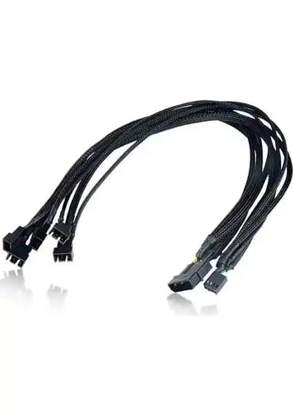 Alfais 4354 Flexa P5 Çoklayıcı Fan Kablosu ile Bilgisayar Soğutmasını Optimize Edin