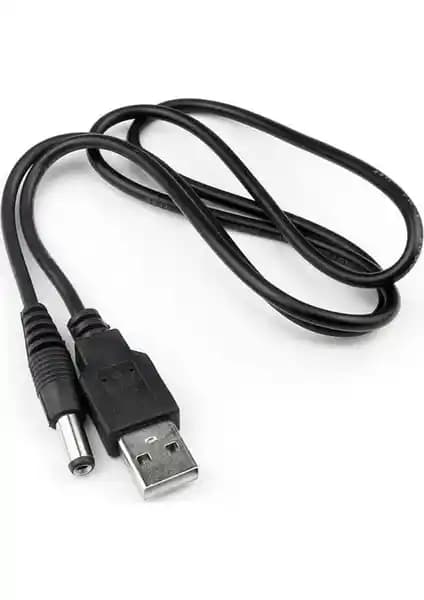 Alfais 4463 USB to DC 5.5mm 2.1mm Adaptör Kablosu ve Kullanım Alanları
