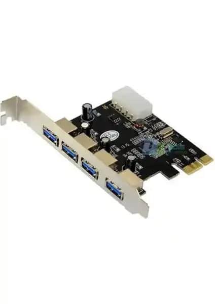 Alfais 4538 PCIe USB 3.0 4 Port Kartı Yüksek Hızlı Bağlantı ve Uyumluluk Özellikleriyle