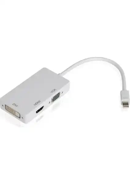 Alfais 4639 Çok Yönlü Mini Displayport HDMI VGA DVI Çevirici Adaptörü İncelemesi