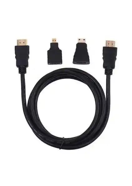 Alfais 4699 1.5 Metre HDMI Kablo ve 3'ü 1 Arada Çevirici Seti İncelemesi