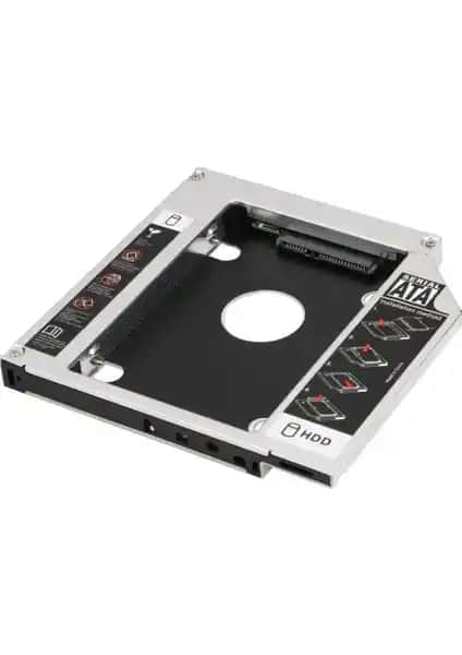 Alfais 4716 9.5mm SATA HDD SSD Kızak Laptop Kutusu Uyumlu ve Taşınabilir Depolama Çözümü