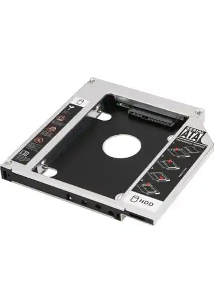 Alfais 4716 9.5mm SATA HDD SSD Kızak Laptop Kutusu Uyumlu ve Taşınabilir Depolama Çözümü